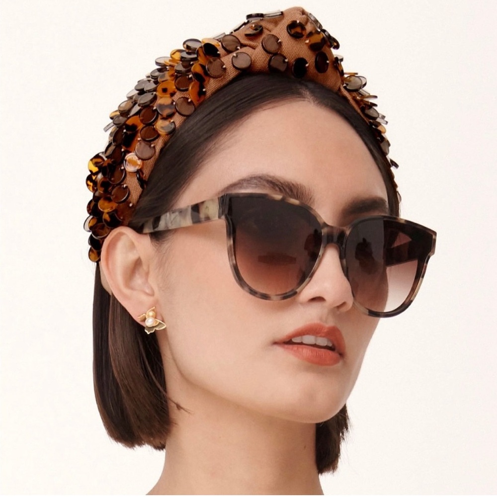 NWOT Lele Sadoughi Brooklyn Tortoise Sunglasses